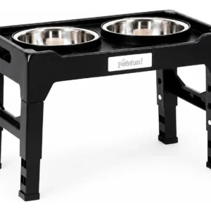 PLATO DOBLE ALTO ALTURA AJUSTABLE 1.4LT PETS FUN